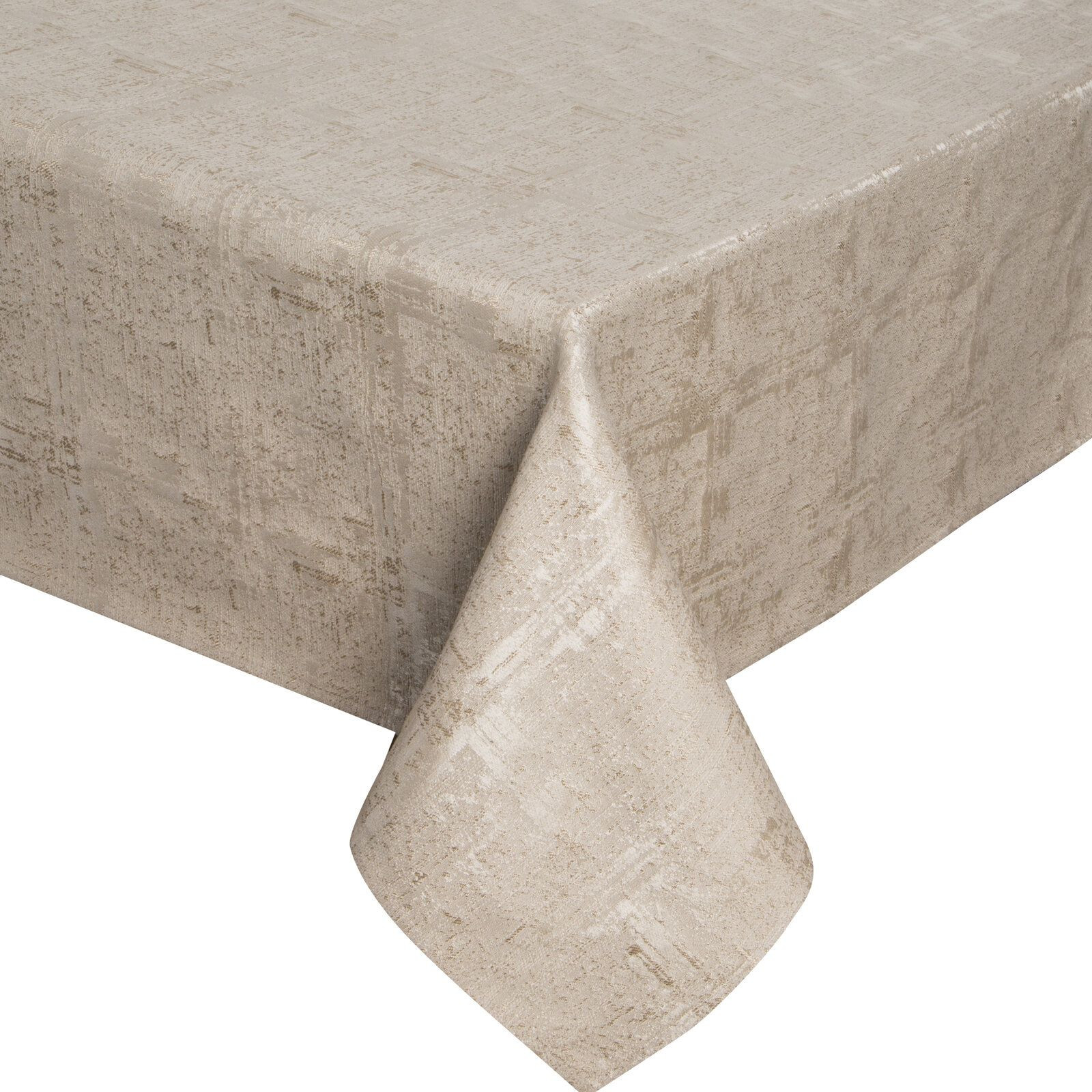 Obrus z efektem przecierania COLETTE 140X220 beżowy
