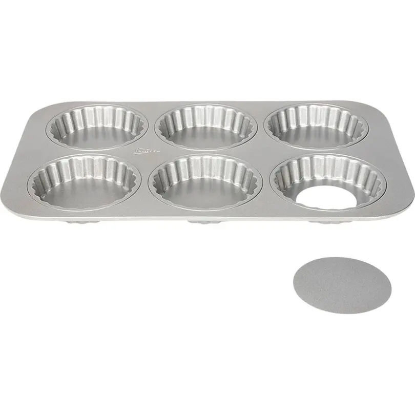 Backform 6er-Set Silver-Top