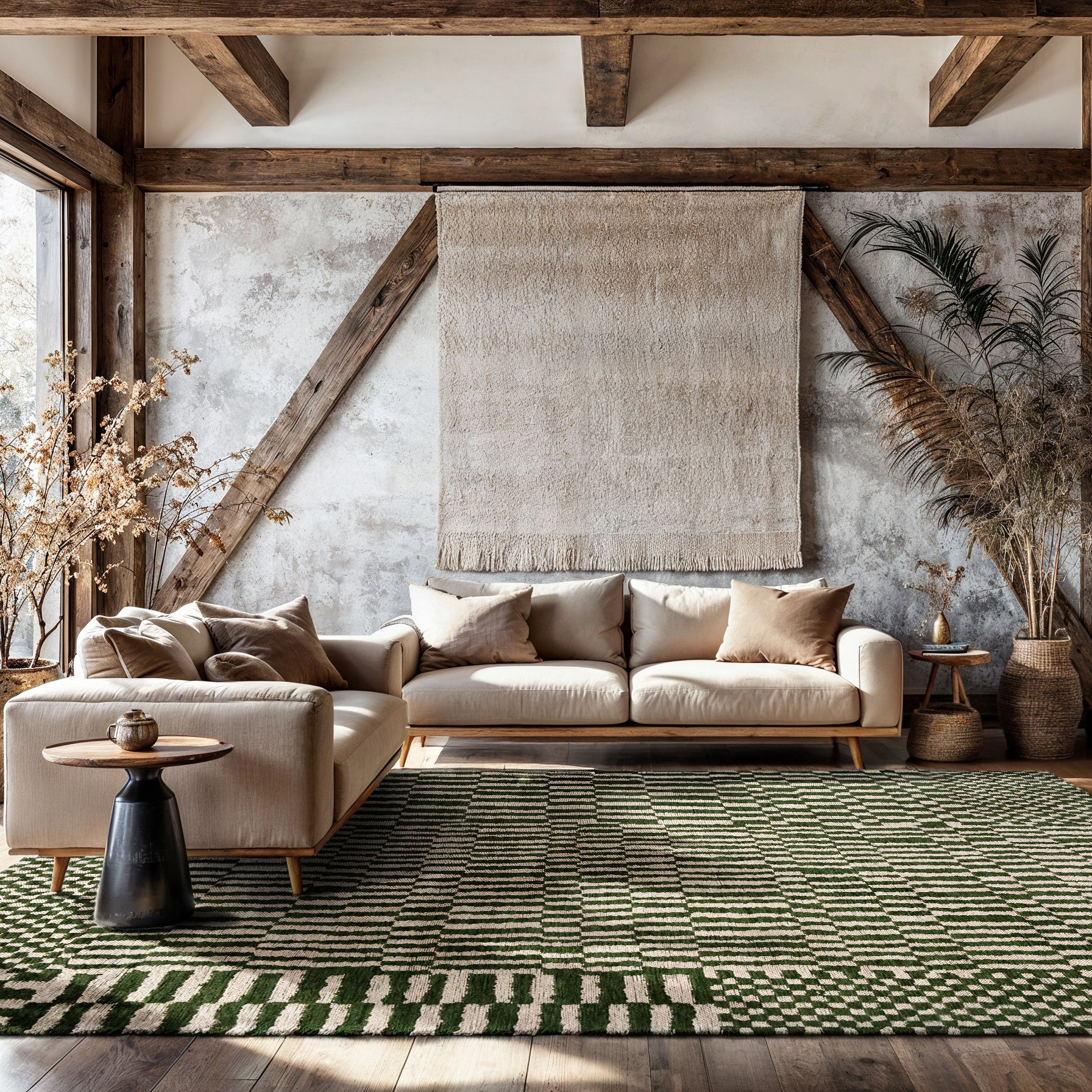 Louis de Poortere Berber Vloerkleed 140 x 200 cm - Oasis