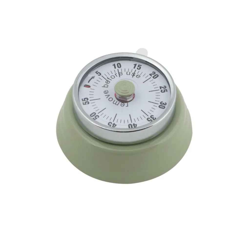 Aide Cuisine^CASA CUISINO Minuteur Rétro Avec Aimant Menthe