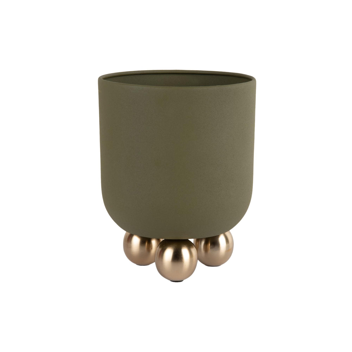 Present Time bloempot Estilo Small - groen - Ø18.5cm