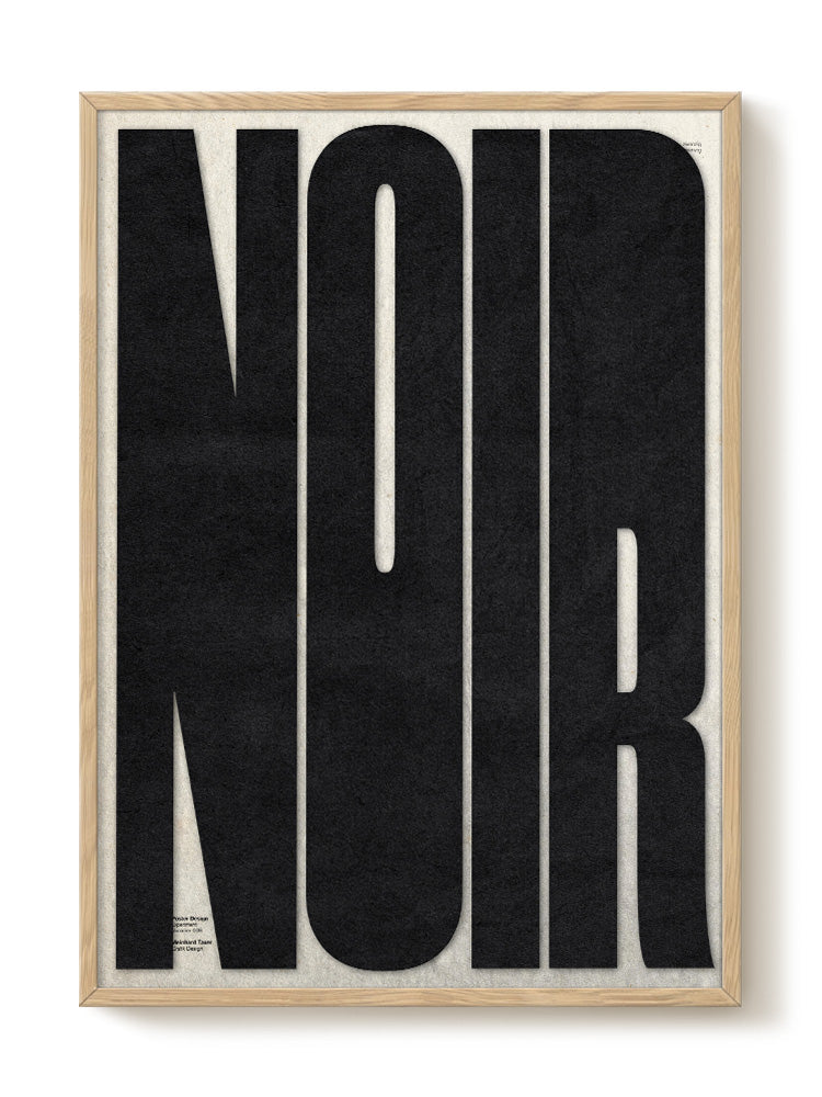 Meindl Taxer - NOIR - PSTR studio Kunst Poster