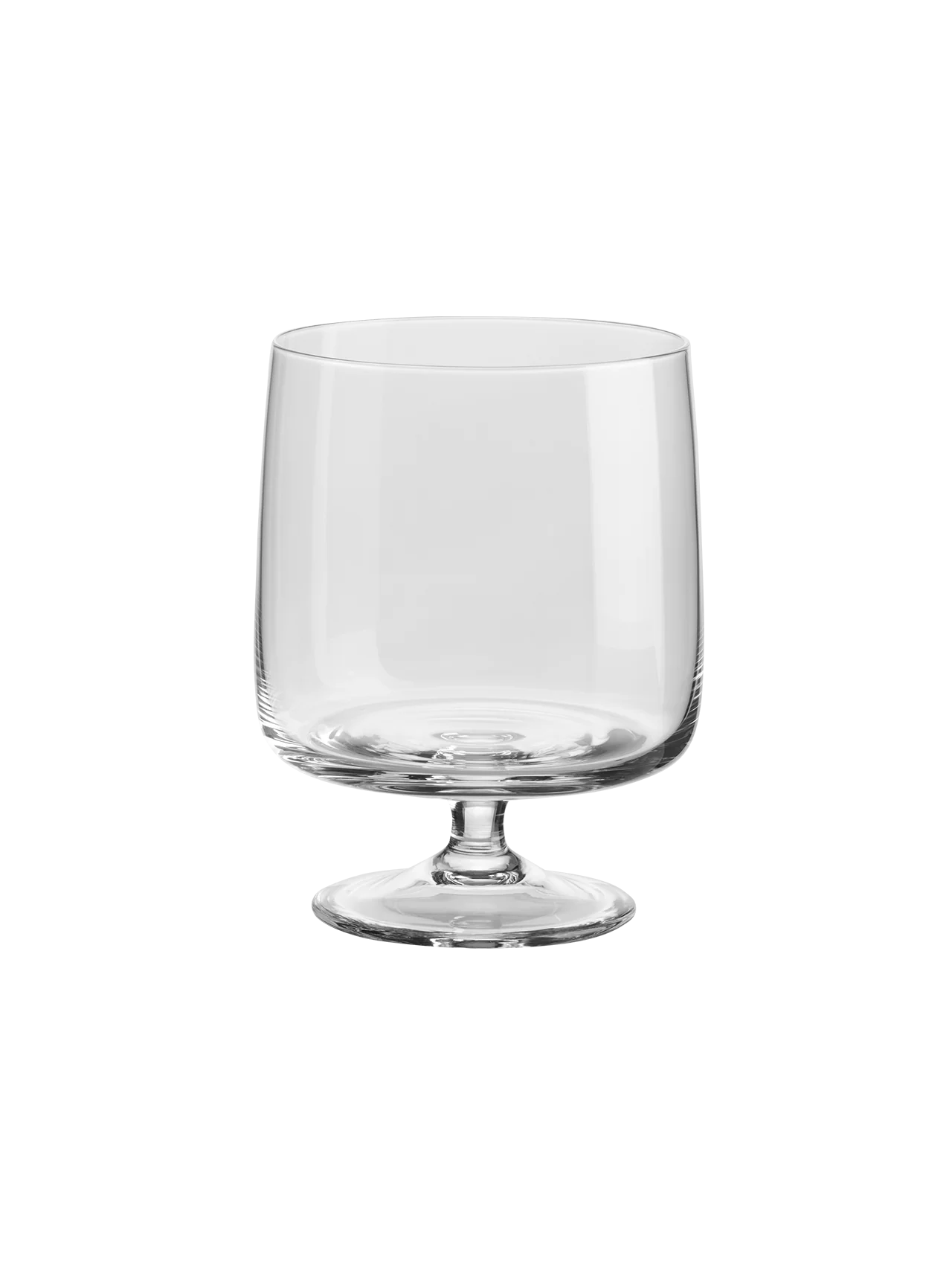stielglas, clear