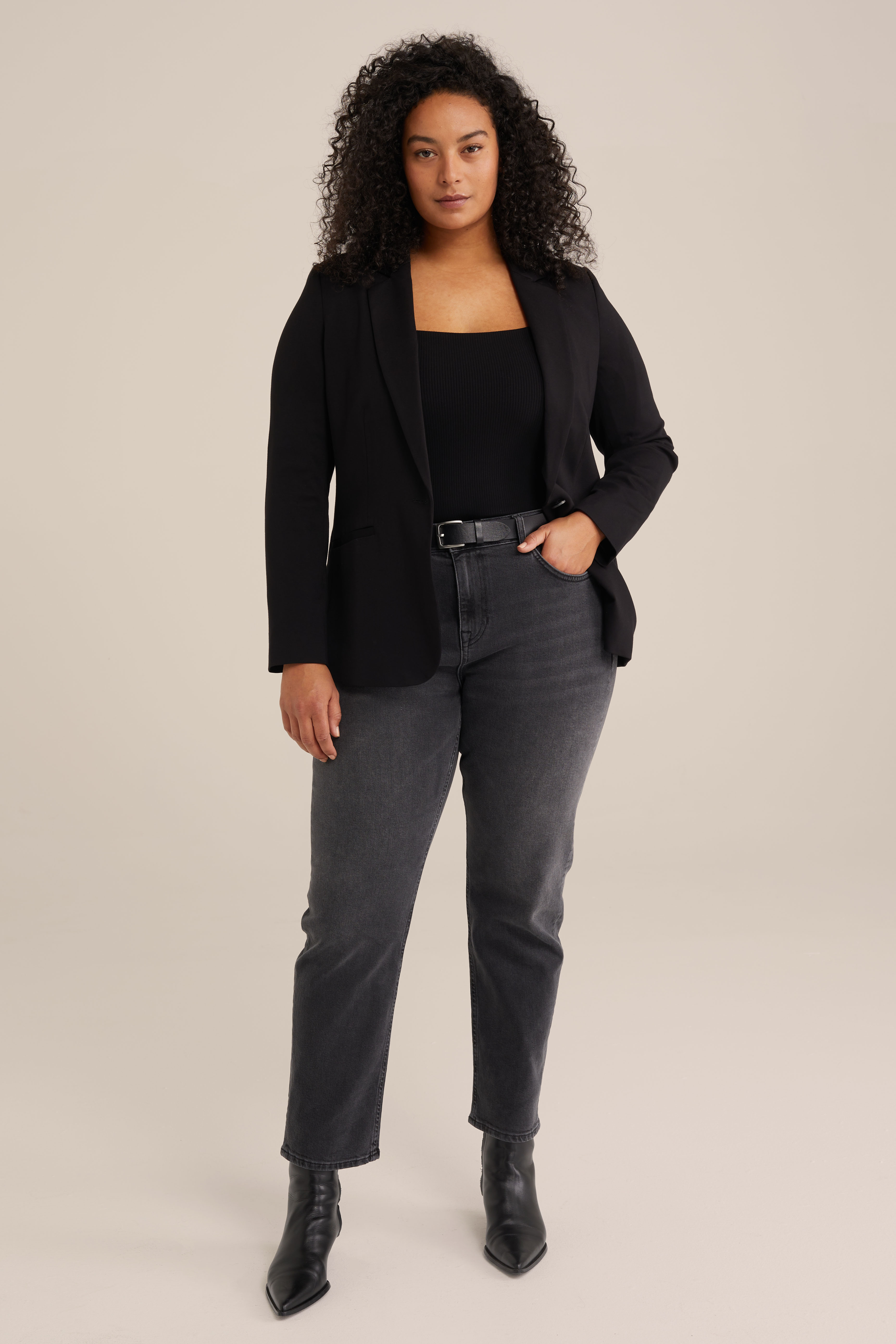 Dames boyfriend jeans - Curve