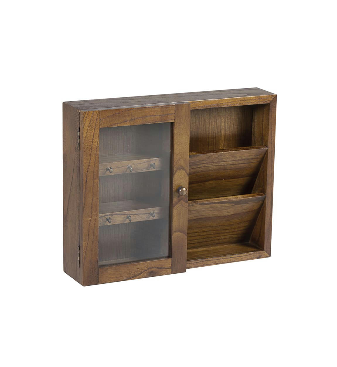 STAR - Vitrine en bois marron