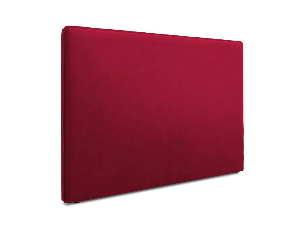 PROVENCE - Tête de lit en velours rouge 120x200x10