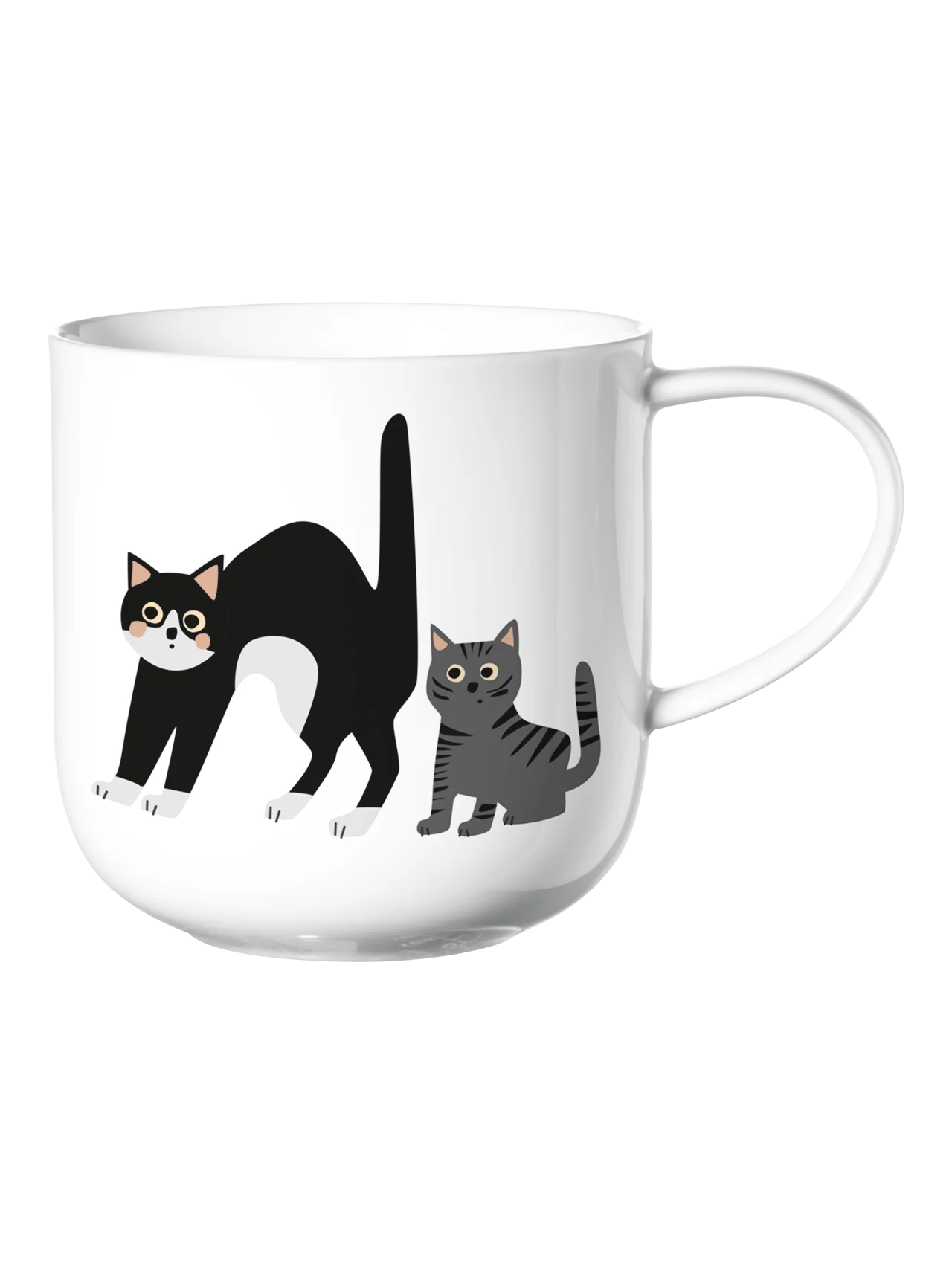 henkelbecher, surprised cats