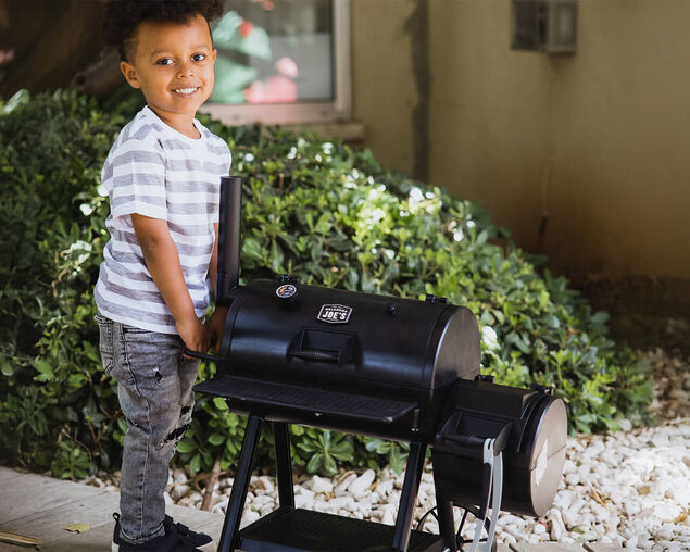 Oklahoma Joe's Kids Play Toy BBQ Smoker Set with Real Smoke Effect