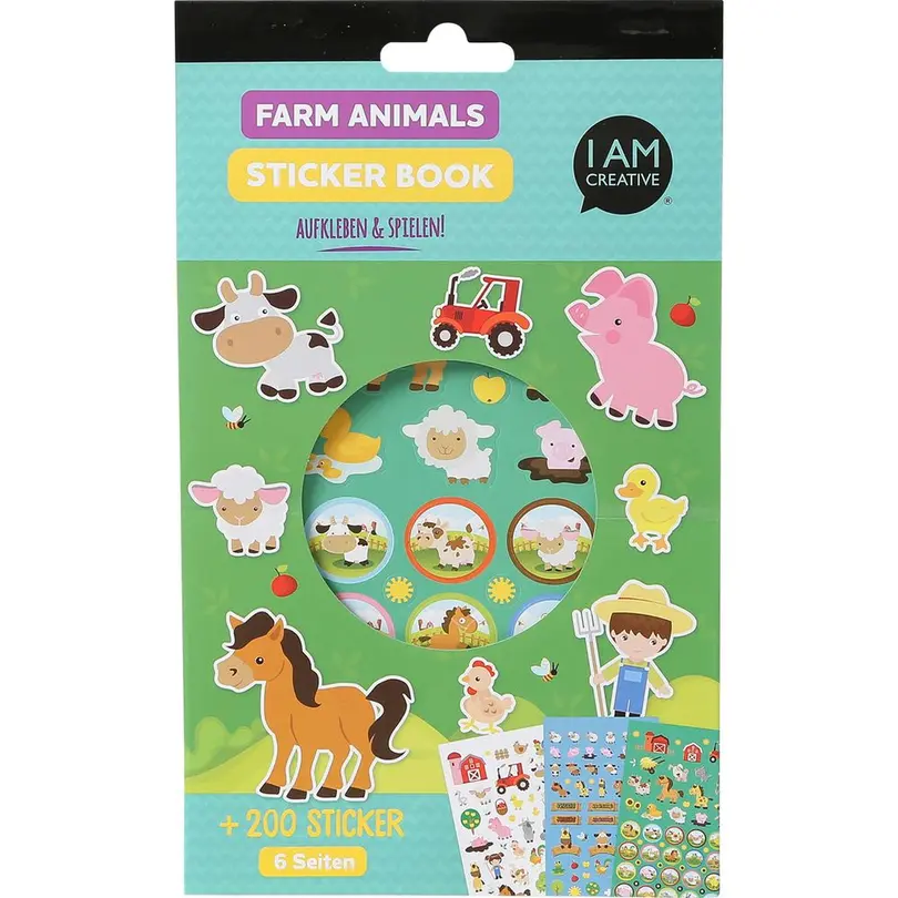 Sticker 6er-Set Farm