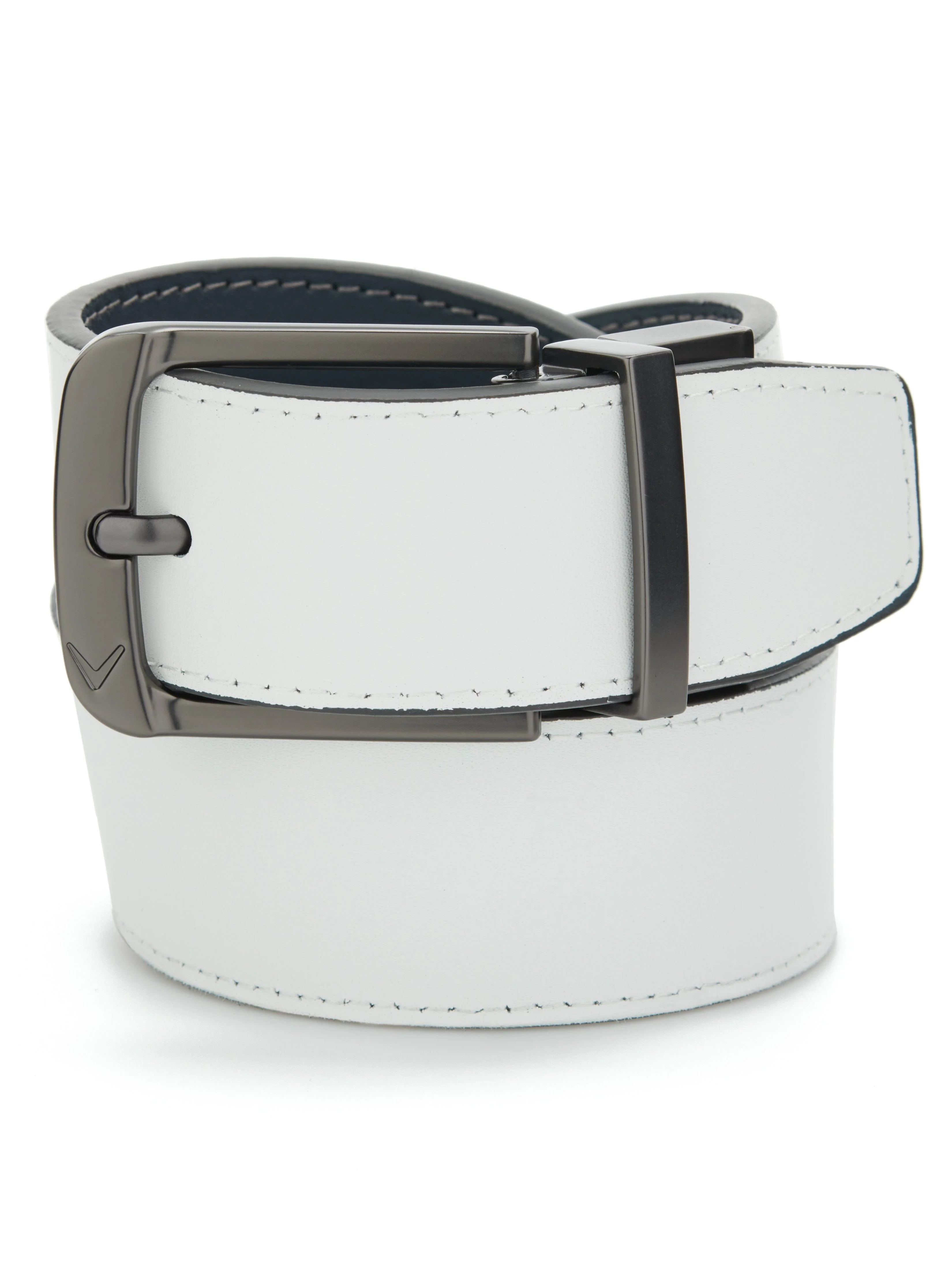 Mens Reversible Leather Golf Belt