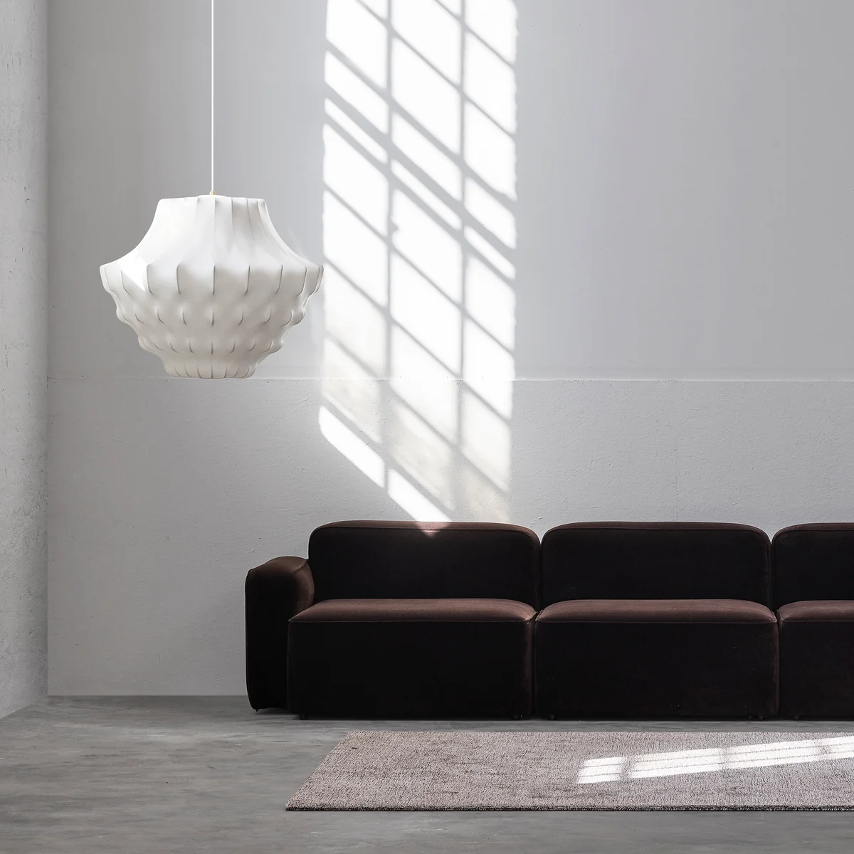 Normann Copenhagen - Phantom Pendelleuchte large, Ø 81 x H 64 cm, weiß (EU)