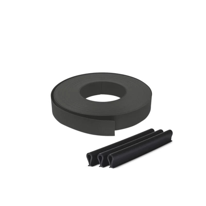 Lanière pour clôture avec clips noir 50 mm GIARDINO