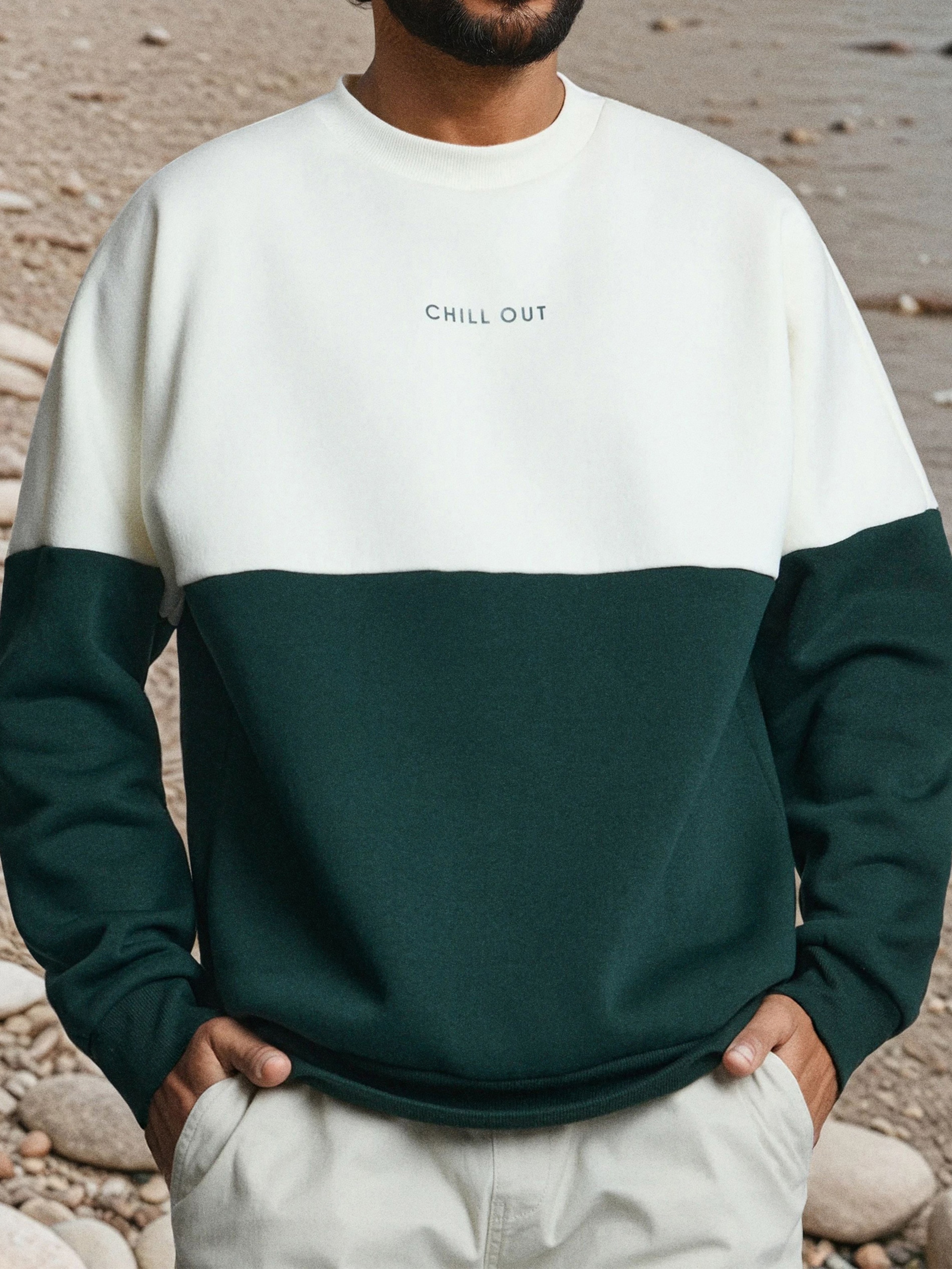 Bluza crewneck z bawełną