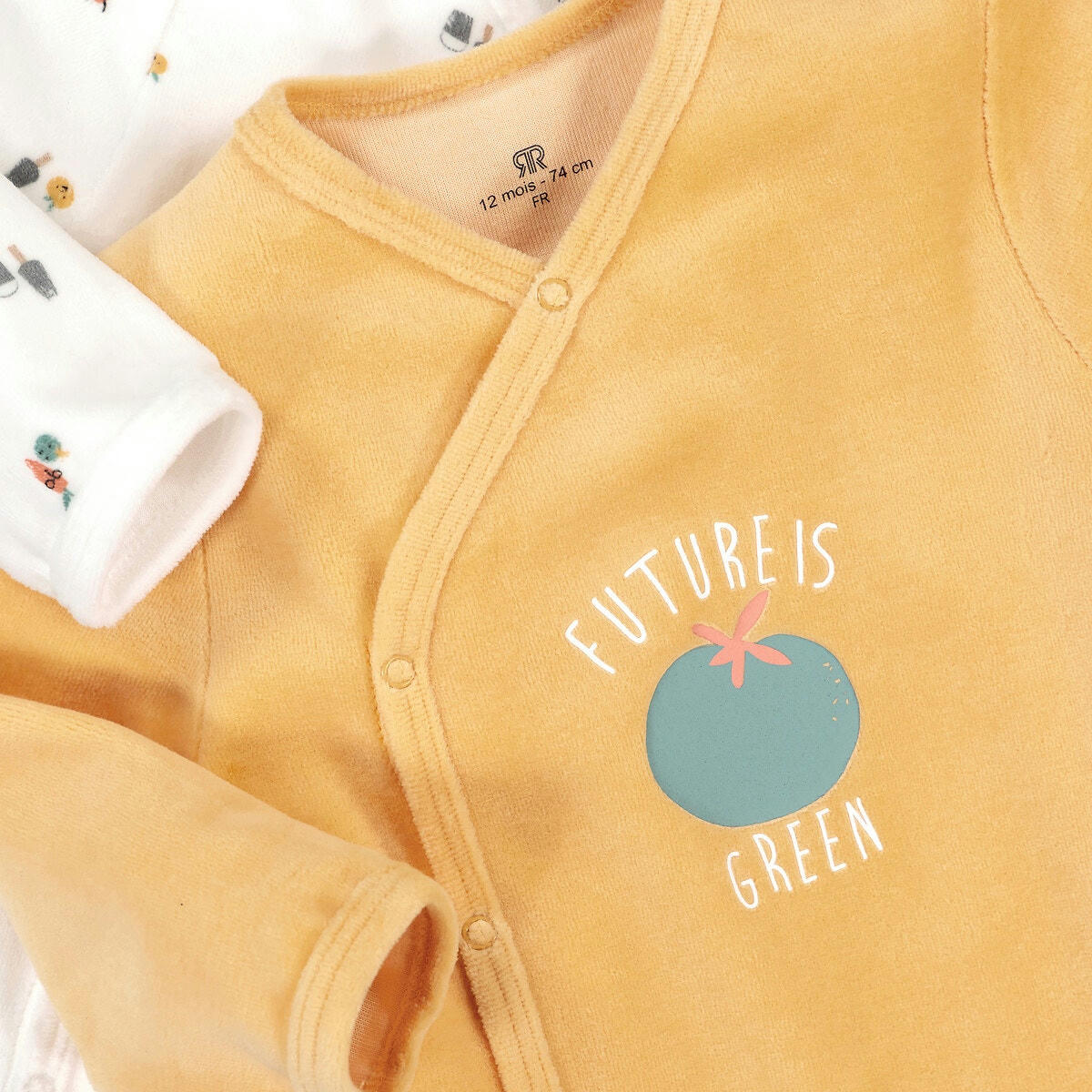 Lot de 2 pyjamas 1 pièce en velours