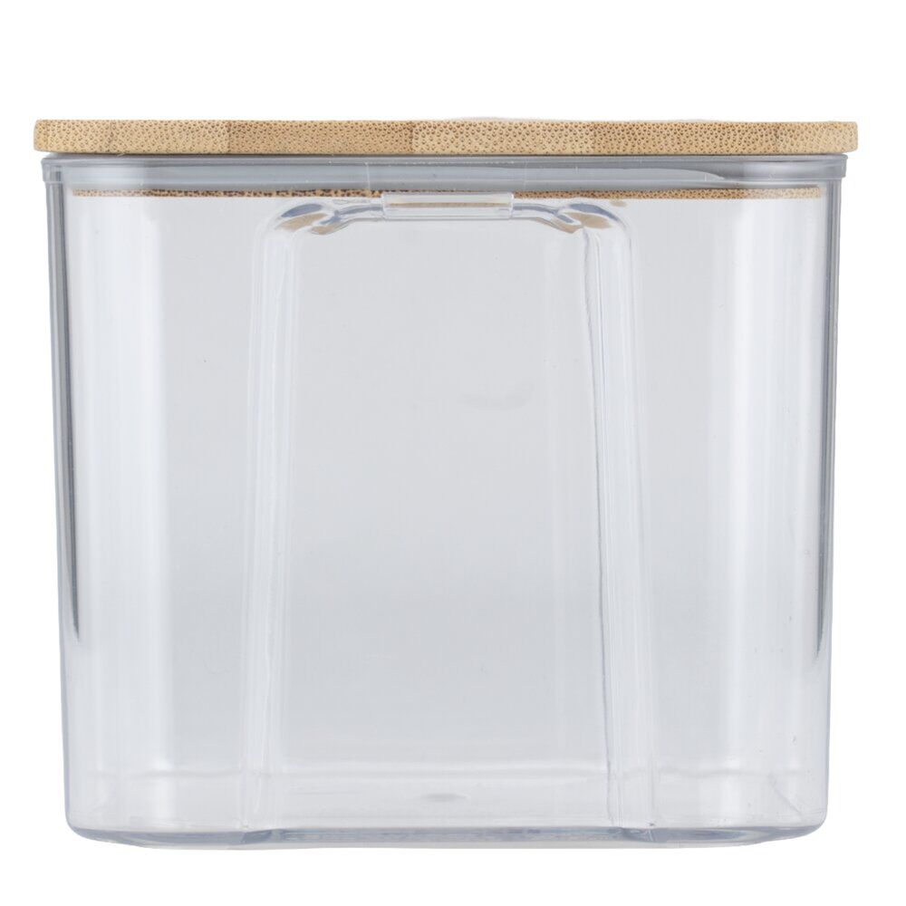 BoÎte de conservation x8 plastique et couvercle bambou 370/680/950/1300/1800ml