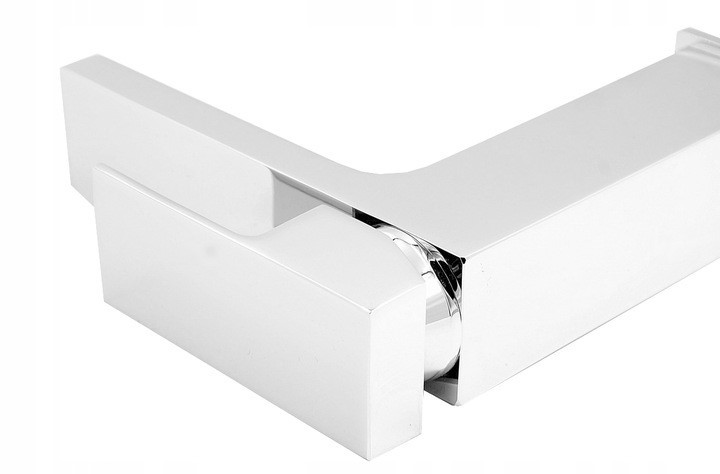 Bateria umywalkowa chrom kwadratowa Cube