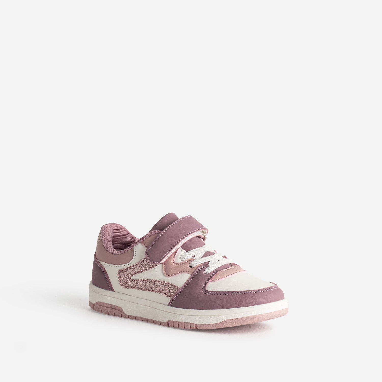 Tennis BUGGY rose et blanche