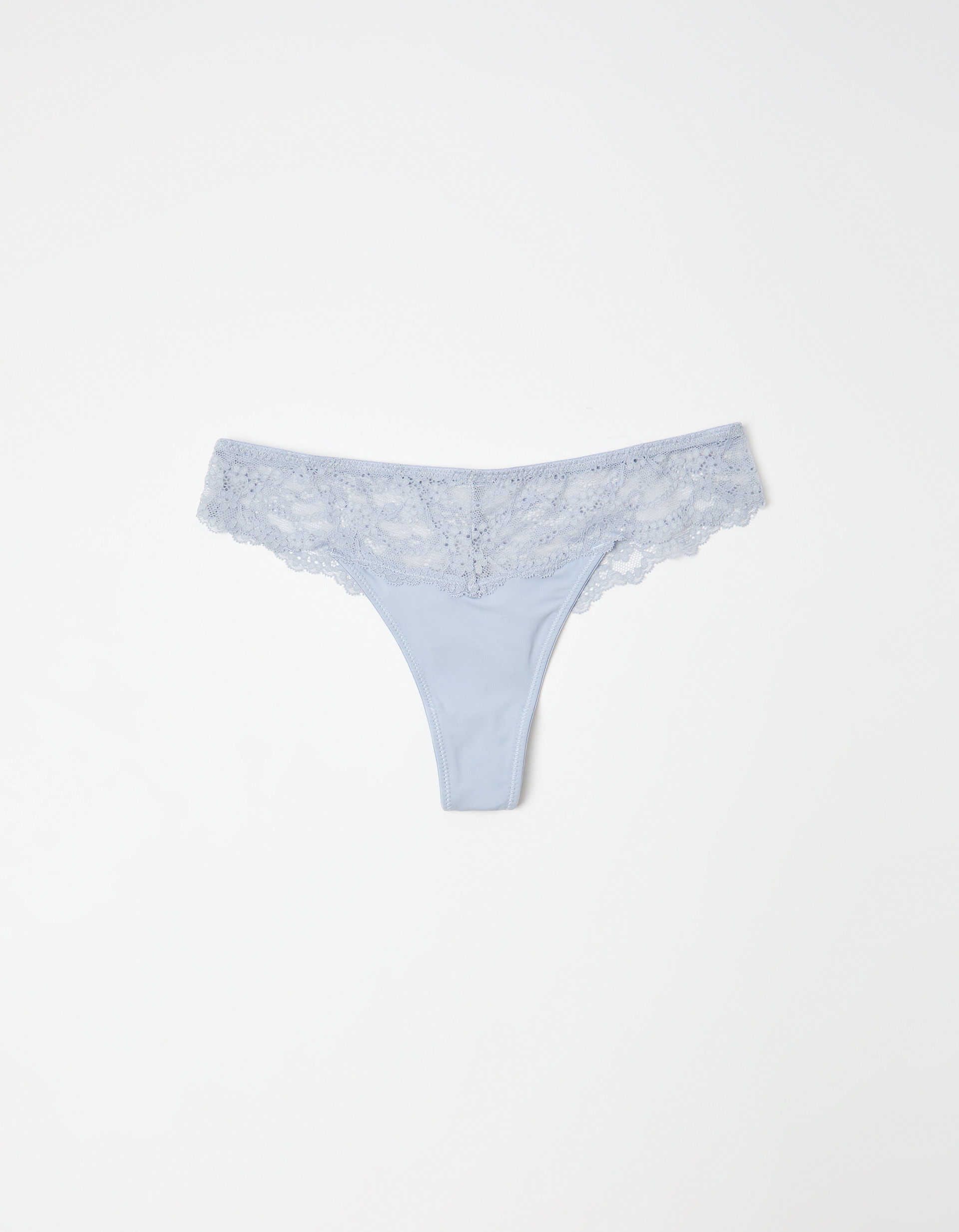 Cuecas Brasileiras com Renda, Mulher, Azul