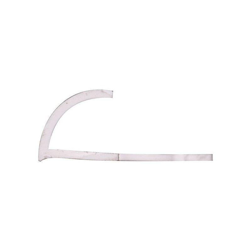 Profilé de finition pour carrelage en PVC blanc 9 mm 260 cm