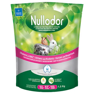 Nullodor Silicate Litter for Cats and Small Animals