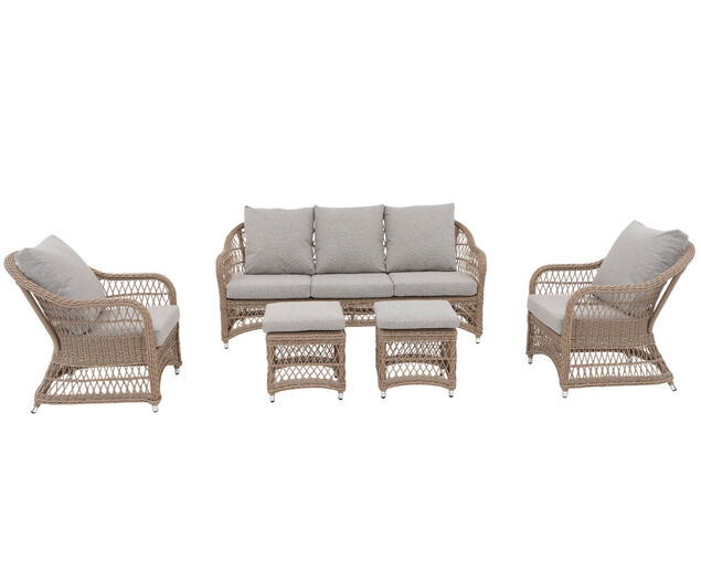 Kalbarri 6 Piece Low Dining Setting