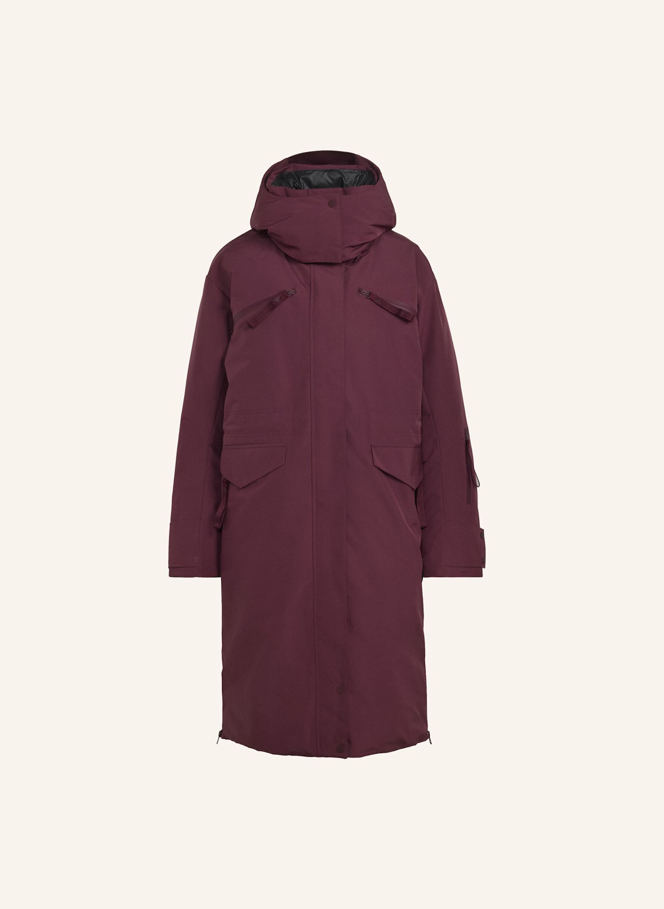 adidas by Stella McCartney Mantel ADIDAS BY STELLA MCCARTNEY LONG PADDED mit abnehmbarer Kapuze