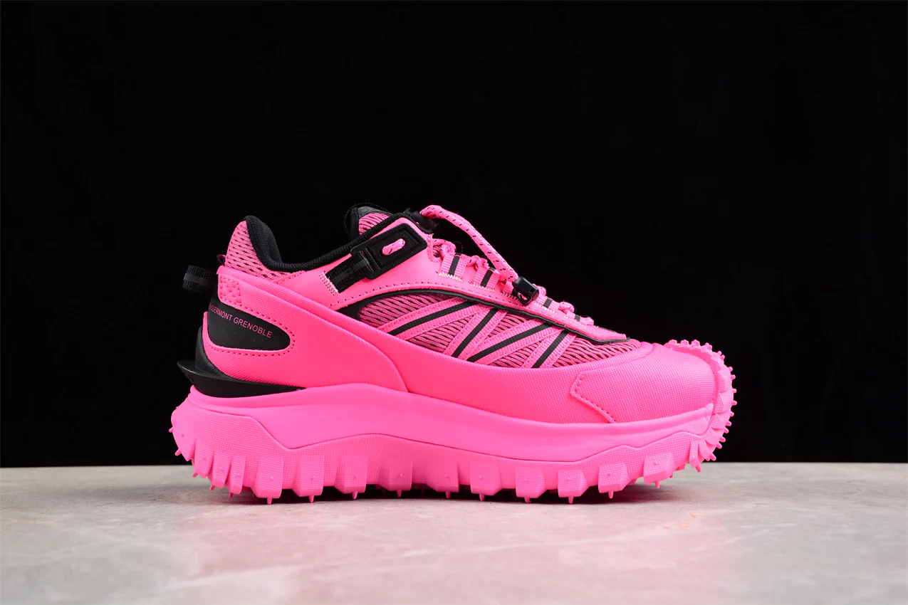 Moncler Tailgrip Panelled Sneakers | Pink