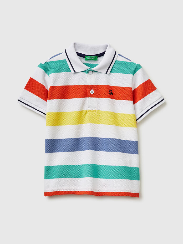 Striped polo