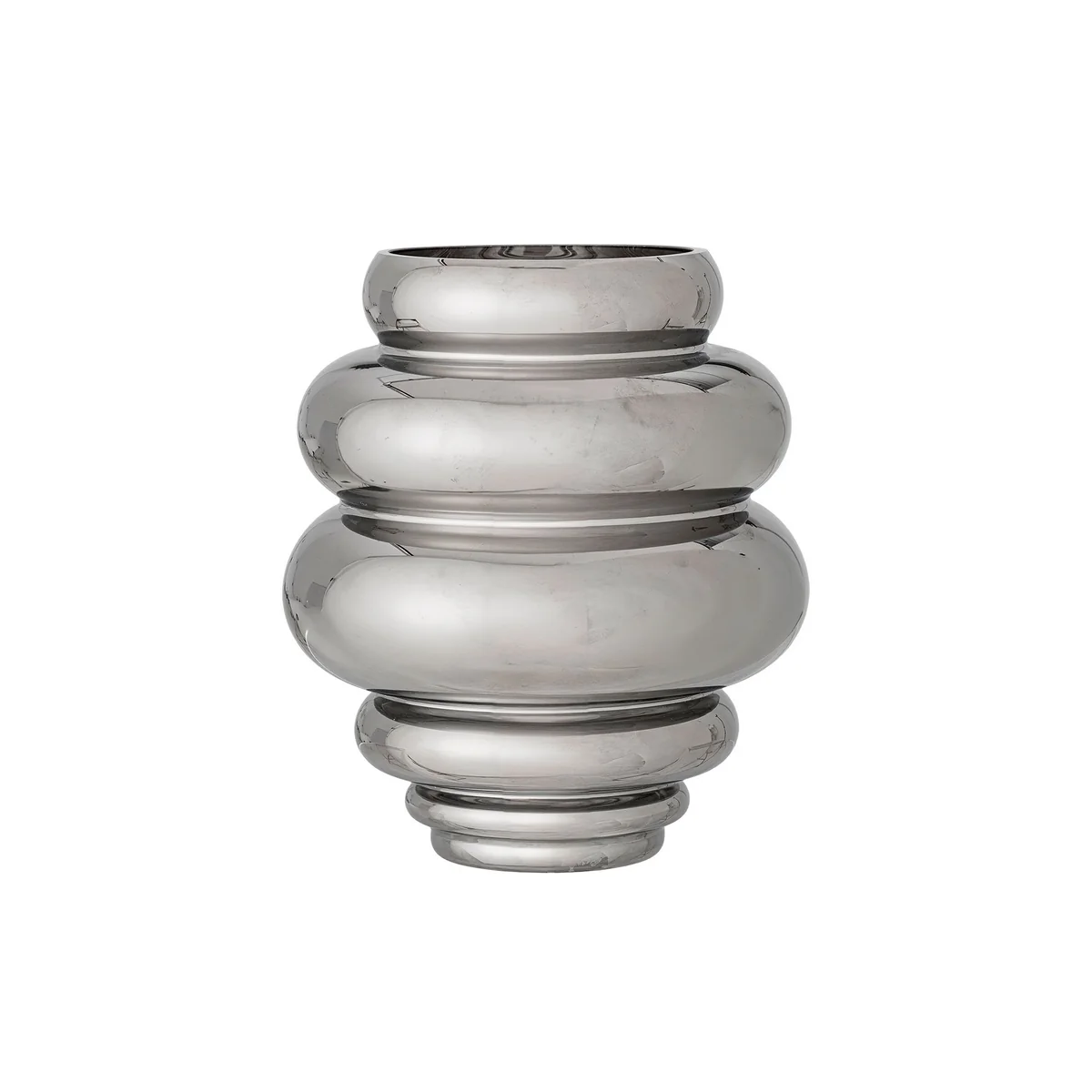Bloomingville - Zorya Vase, H 24 cm, silber