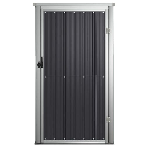 NNEVL Garden Tool Shed Anthracite 88x89x161 cm Galvanised Steel