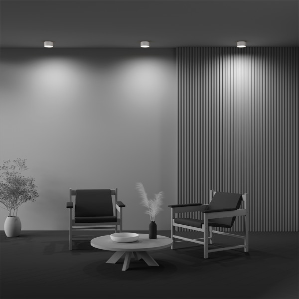 Reflektor spot ZON minimalistyczny biały LED 12W 3000 K 770lm IP20 Maytoni