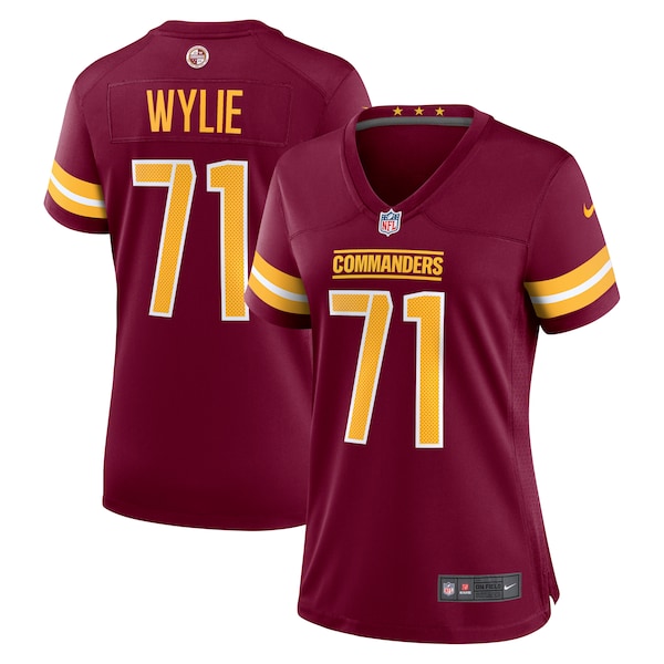 Andrew Wylie Washington Commanders Nike Women's Game Player Jersey - Burgundy