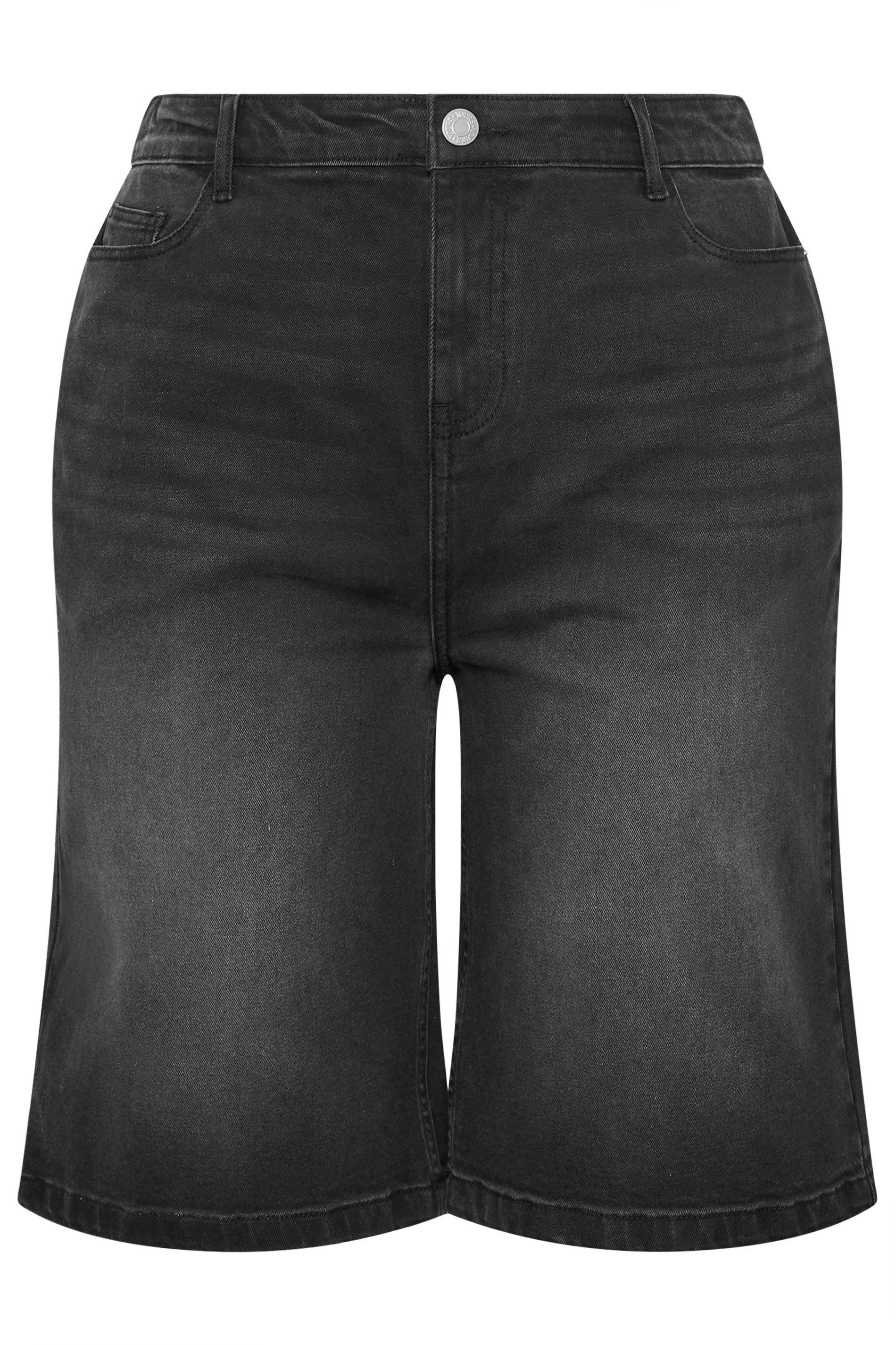 Yours Washed Denim Shorts