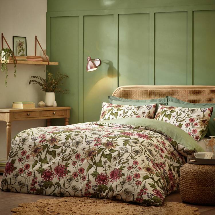 Wylder Wallflower Natural Bedding Set - Double