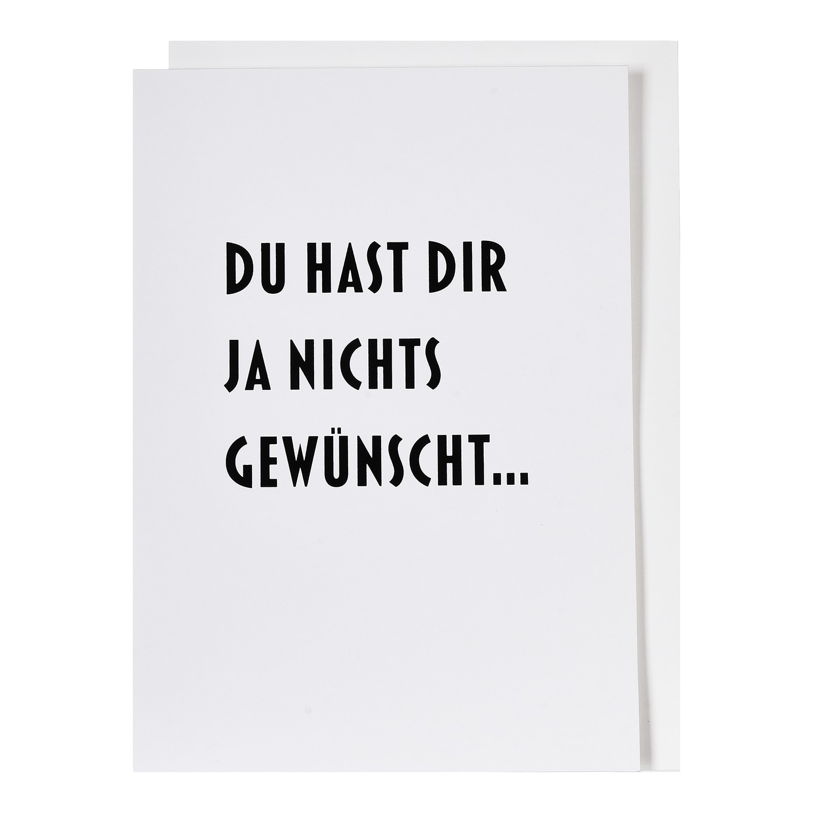 XXL-Klappkarte Simple Weiß,L 210 x B 150 mm