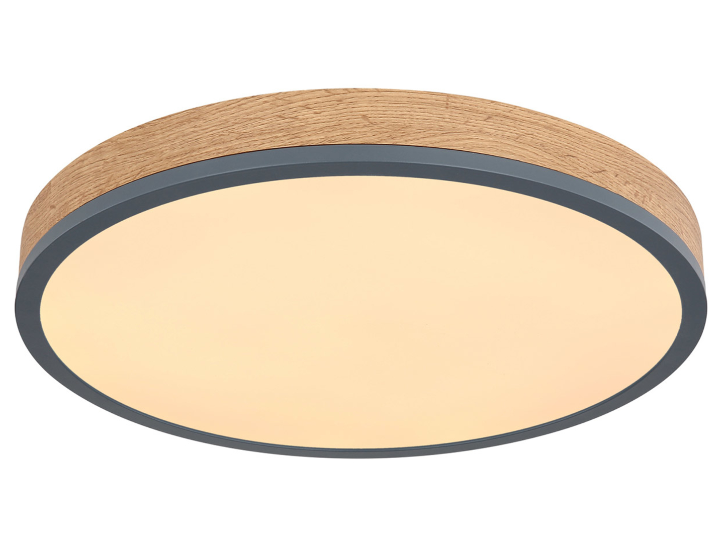 Plafon Doro LED 45 cm metalowy brązowy