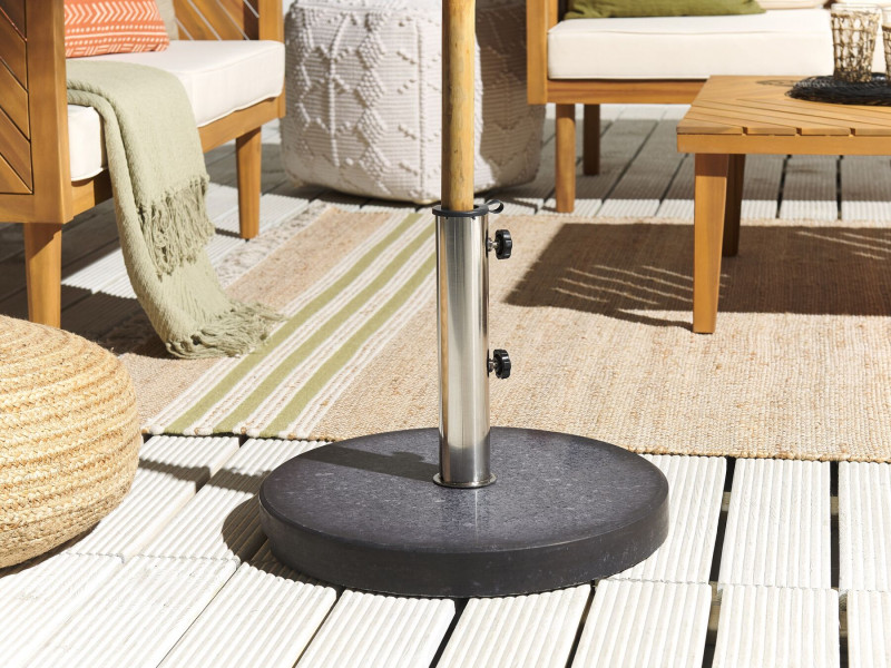 Podstawa pod parasol ogrodowy granitowa czarna