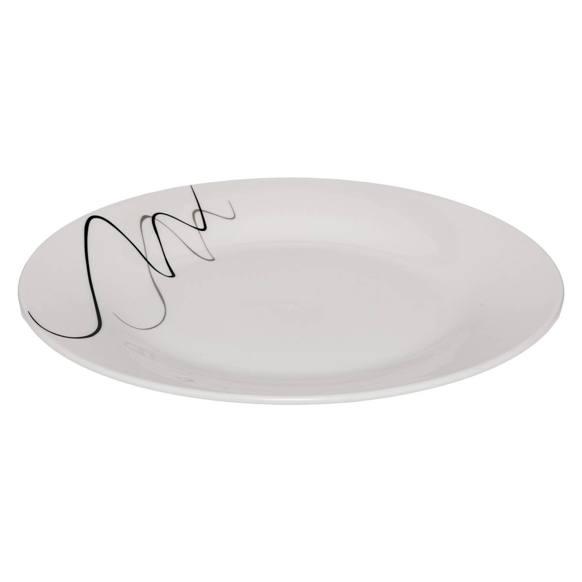 Dinner Set "Pablo" 18 pieces, Black & White