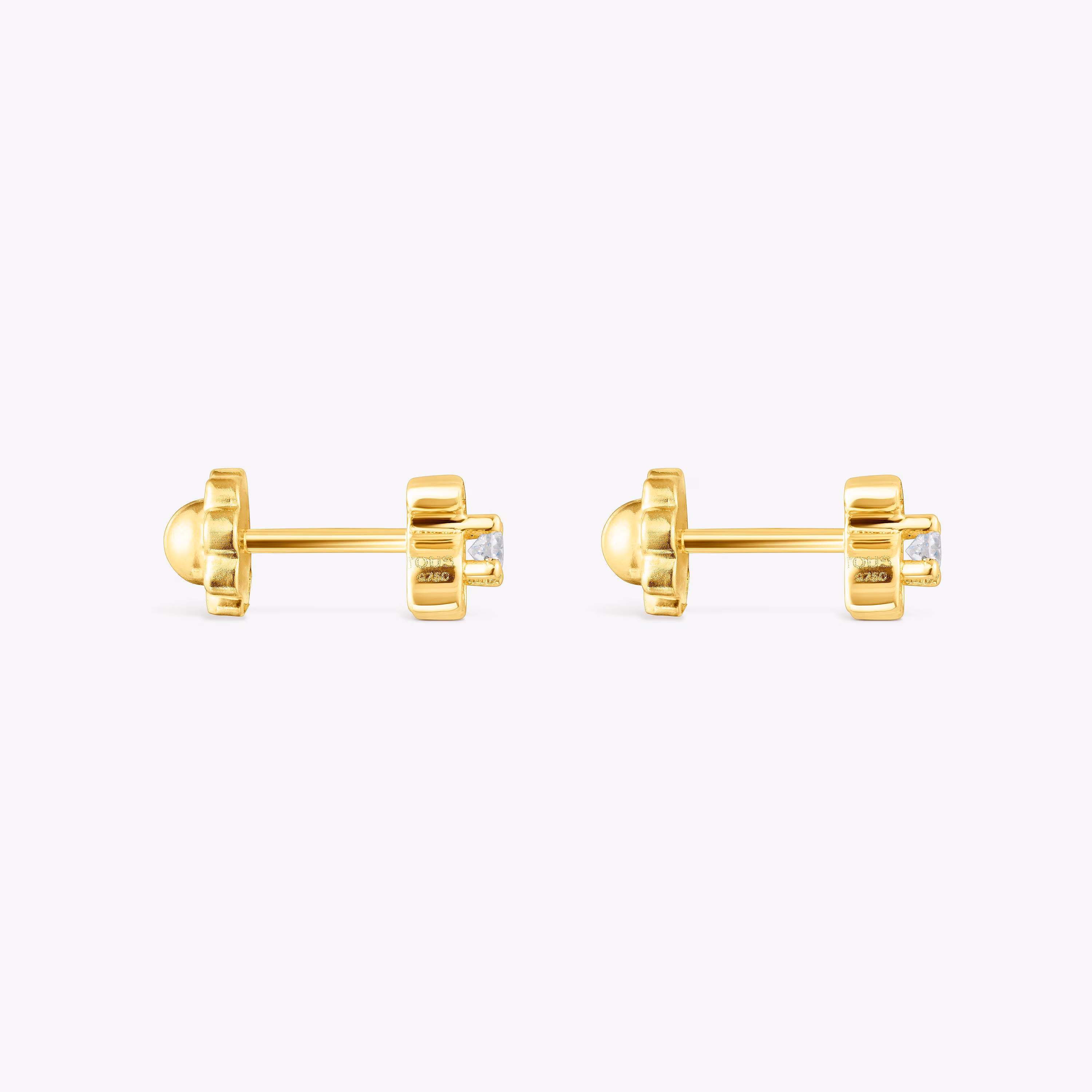 Pendientes en oro amarillo y diamante TOUS Bear