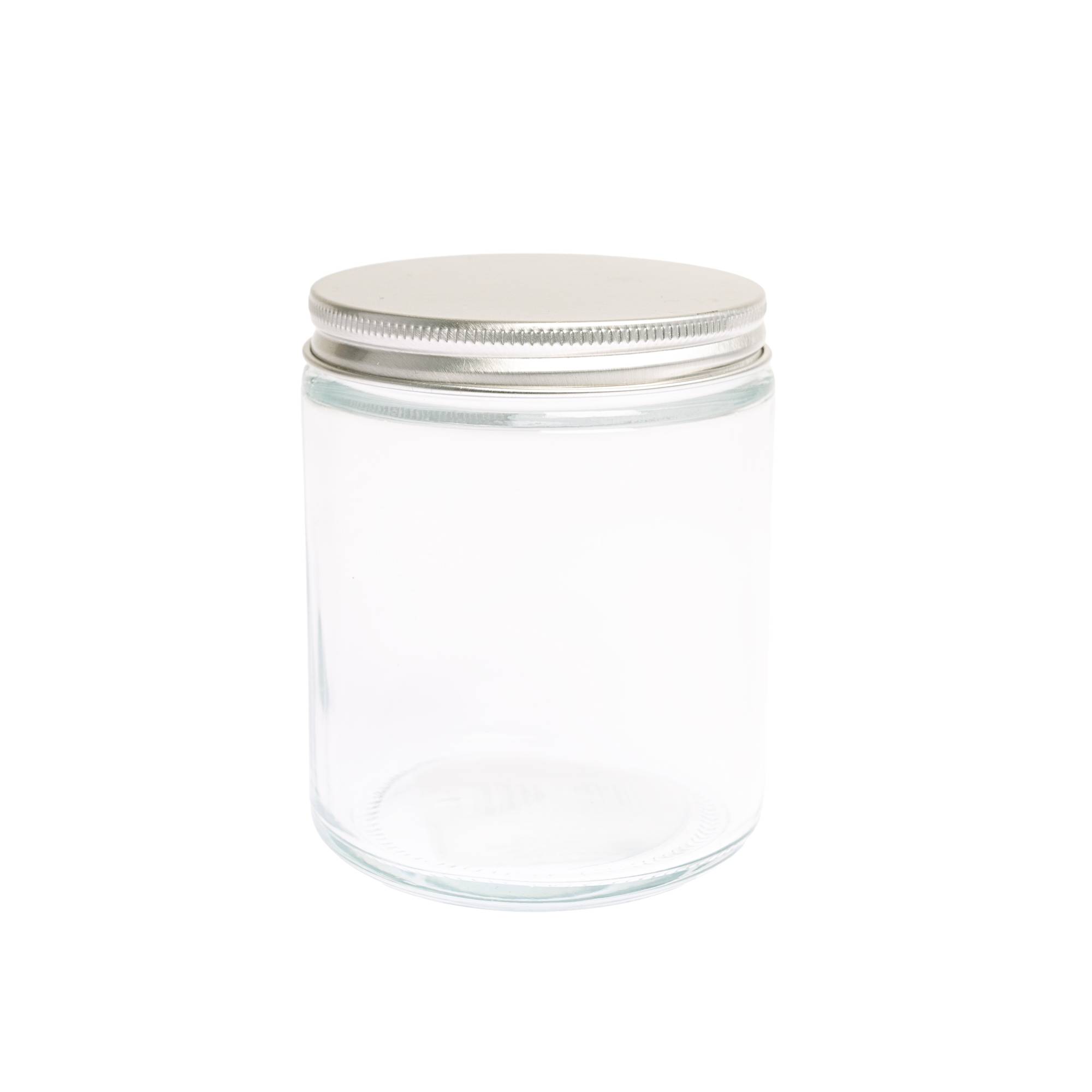 Clear Candle Making Jar 250ml