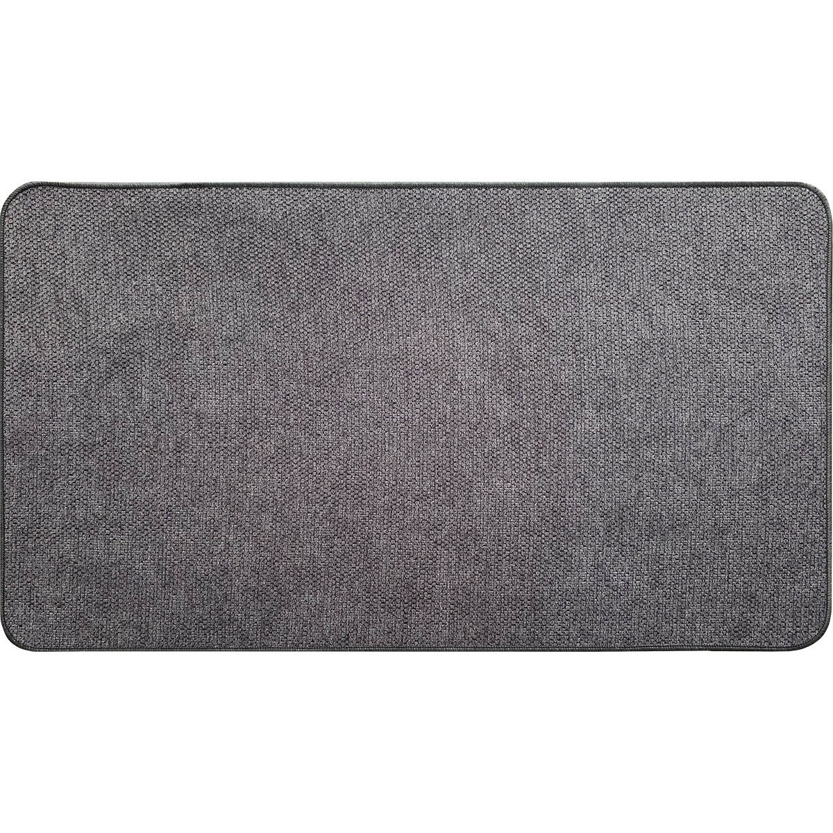 Tapete de entrada HEXAGONE cinza escuro 45x80cm