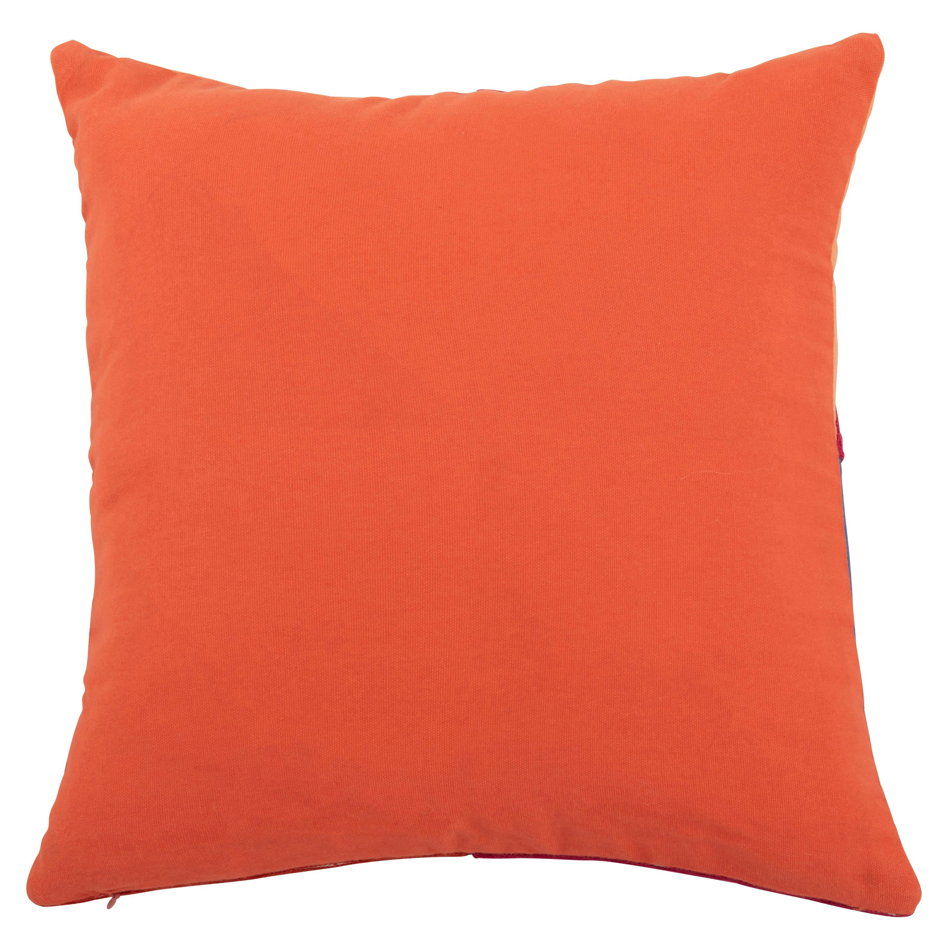 CRISTELO - Housse de coussin en coton motifs graphiques tricolores 40x40