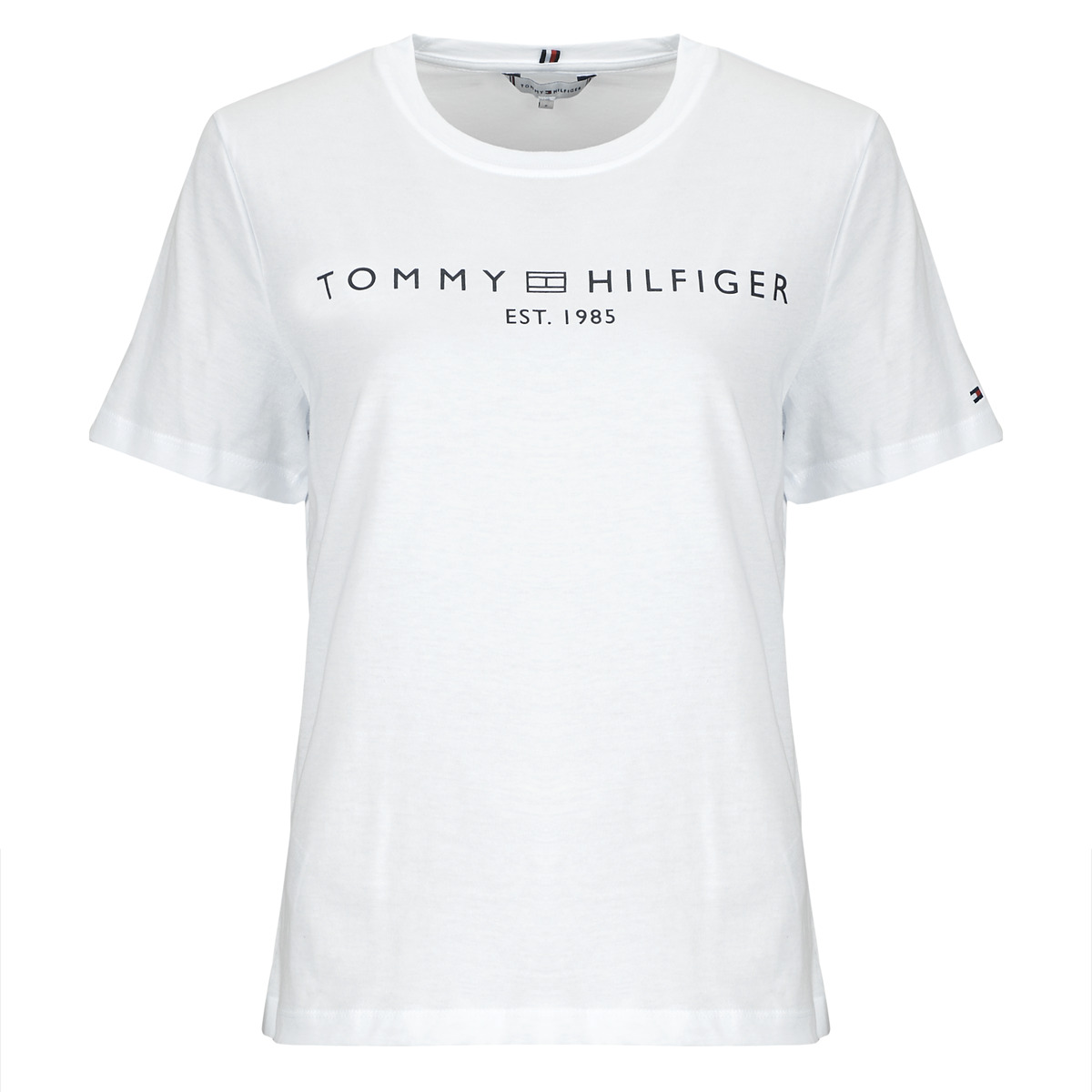 Tommy Hilfiger - REG CORP LOGO C-NK SS - White