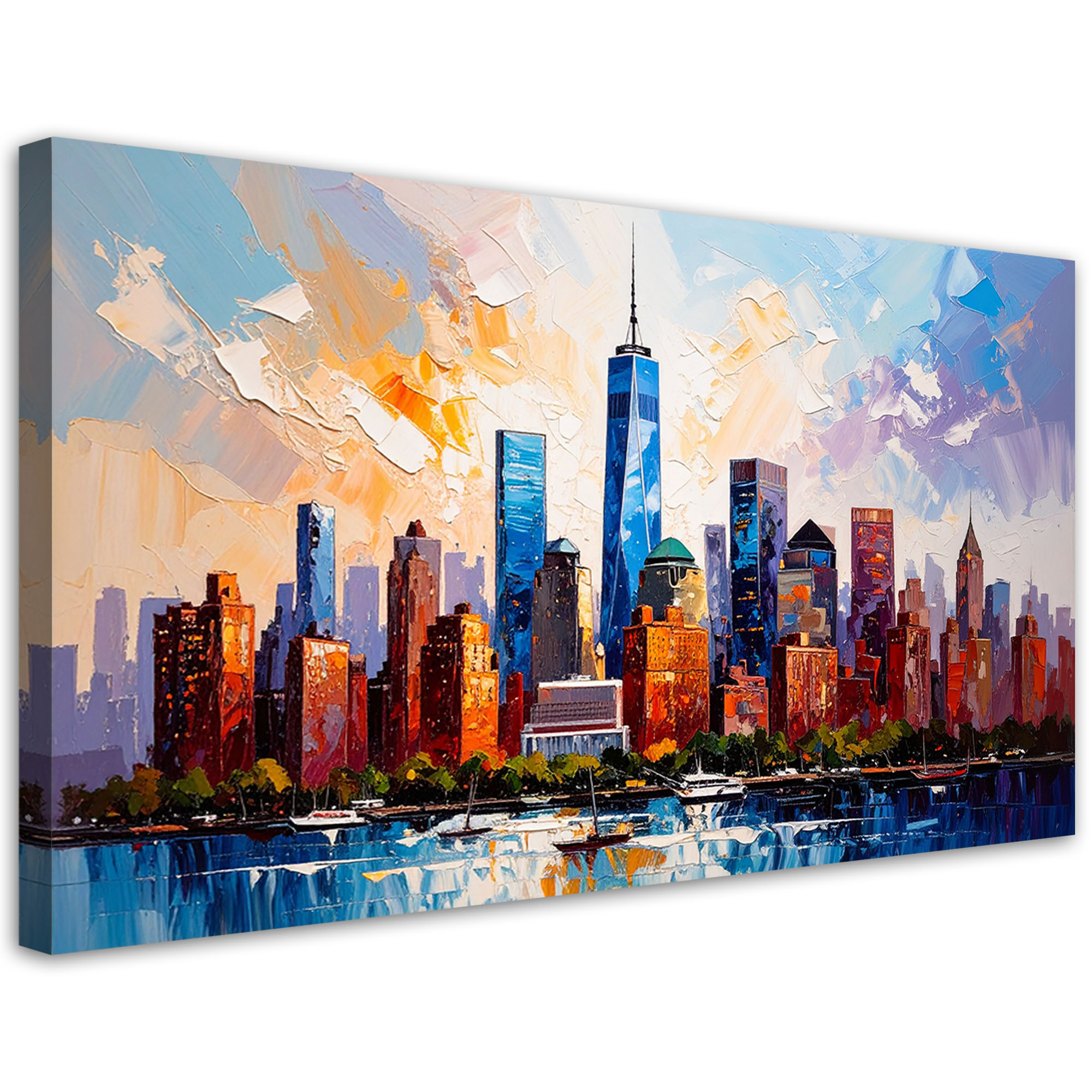 Obraz canvas do salonu sypialni, biura Nowy Jork Manhattan 80x40