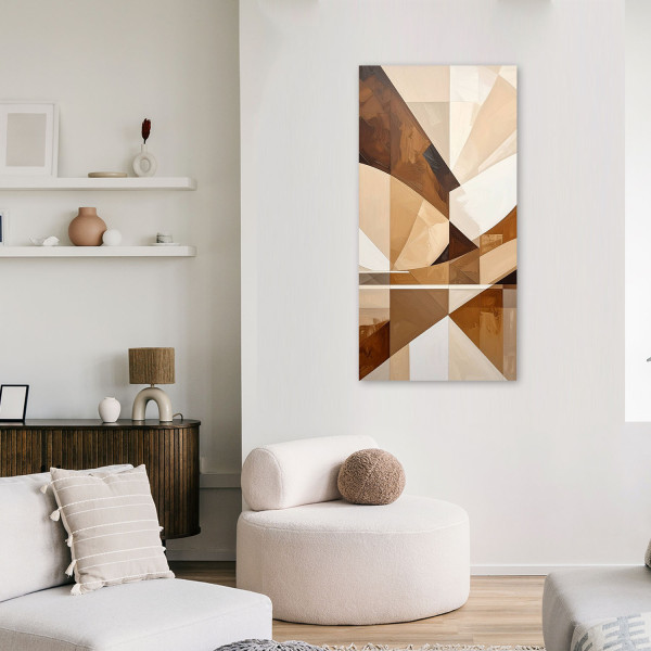 Obraz do salonu sypialni kuchni, Kształy Figury Geometryczna 40x80