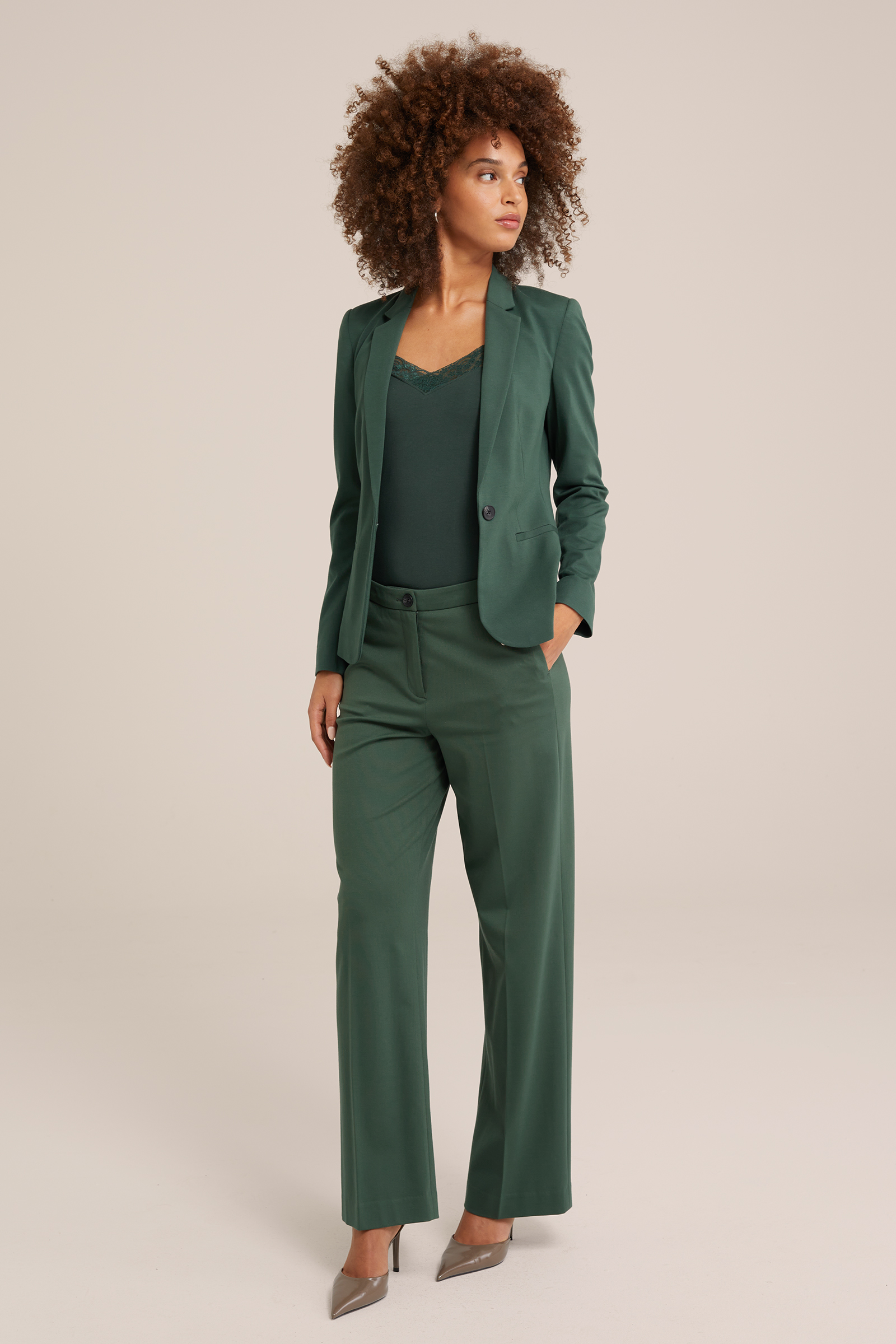 Dames singlet met kant