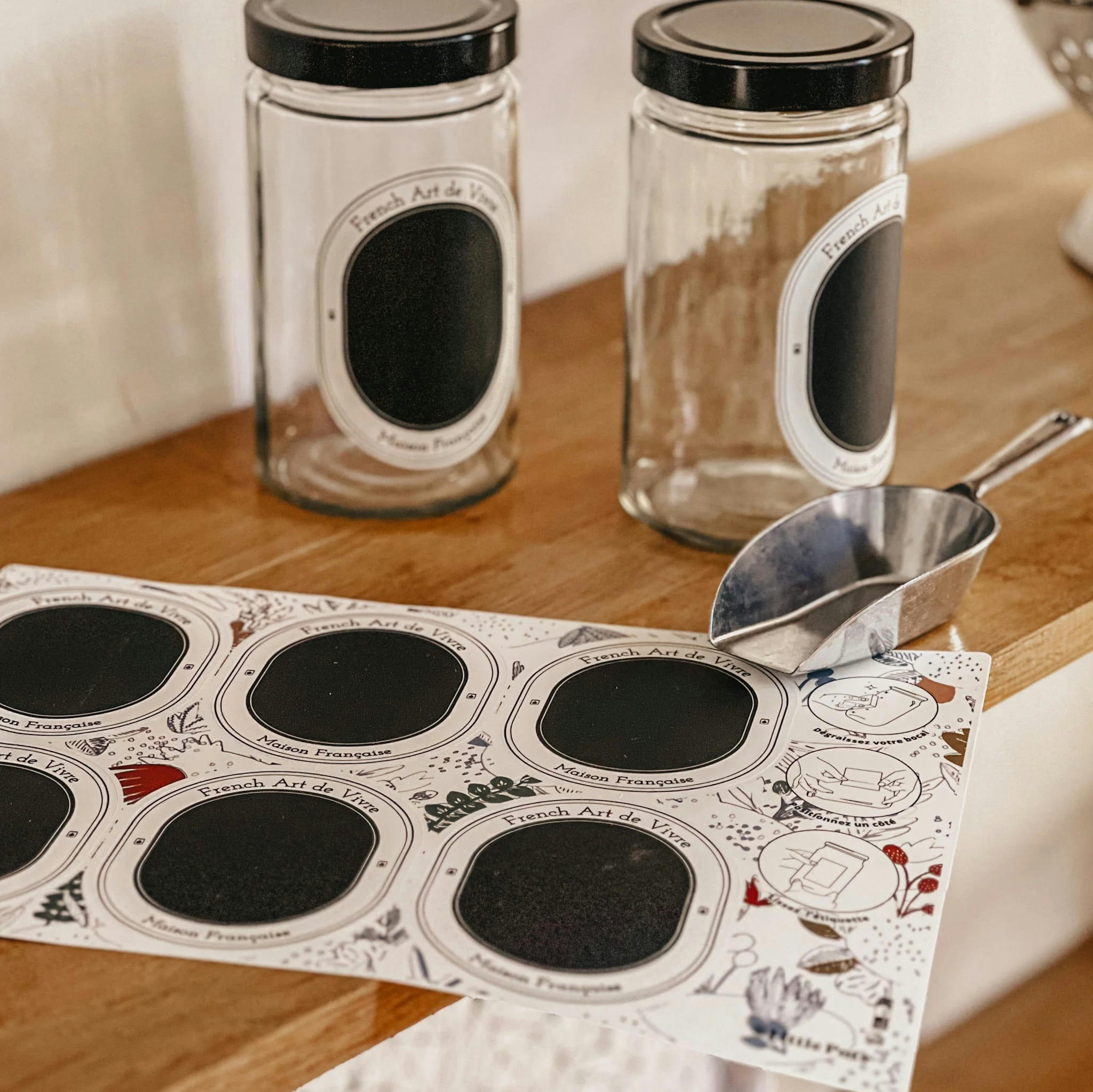 - Planche d'Etiquettes Waterproof 