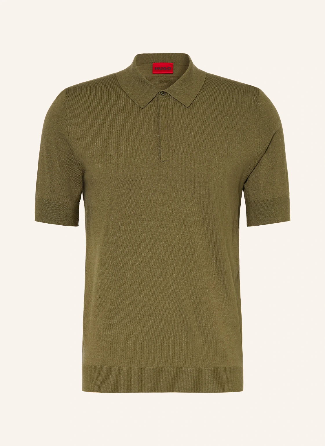 HUGO Strick-Poloshirt SAN PETER