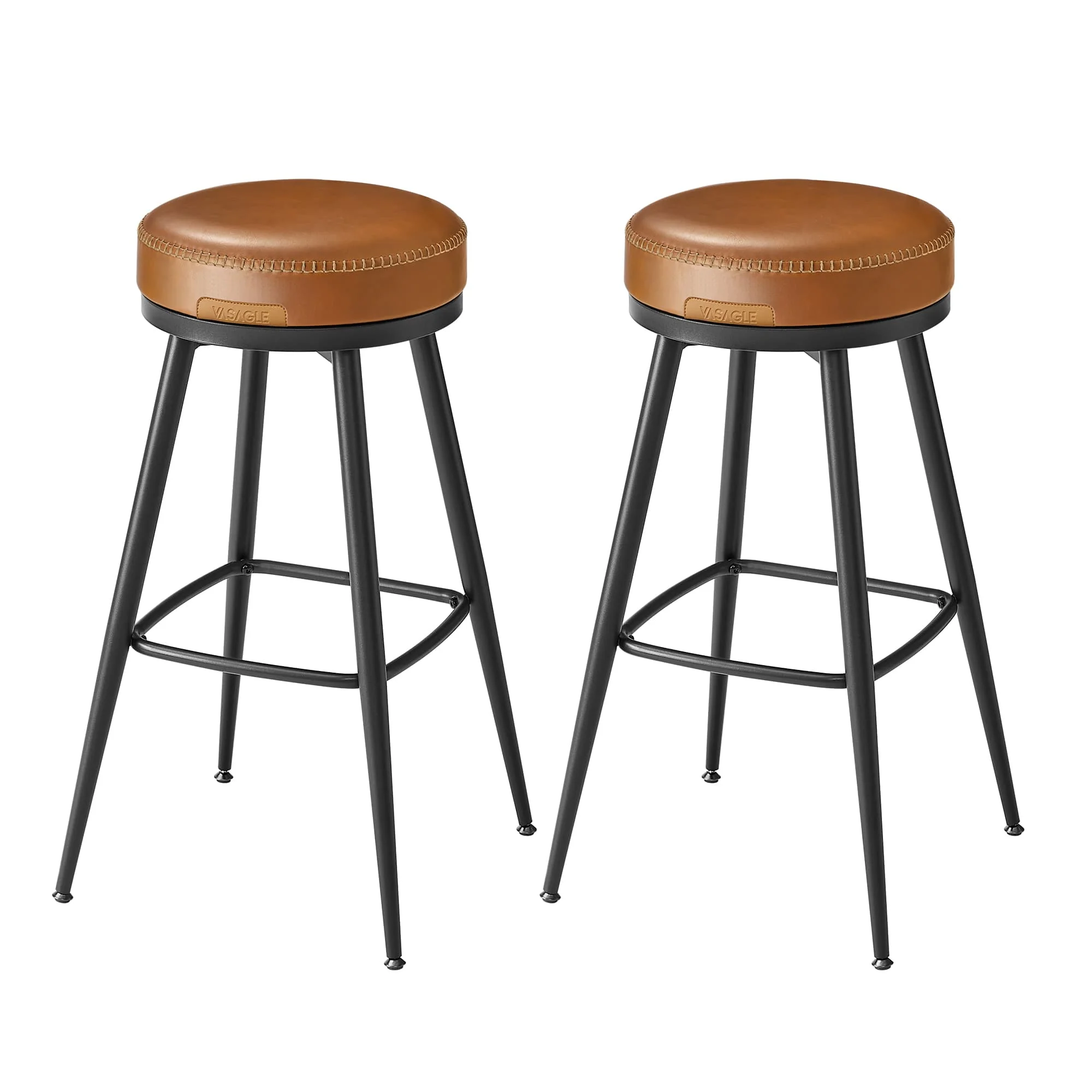 VASAGLE EKHO Collection - Tabouret de Bar Pivotant à 360°