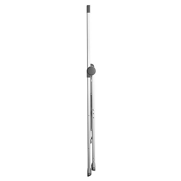 Marchepied aluminium pro Slim 2 marches, ultra plat plié, hauteur travail 2,05 m, 150 kg, NF EN 14183